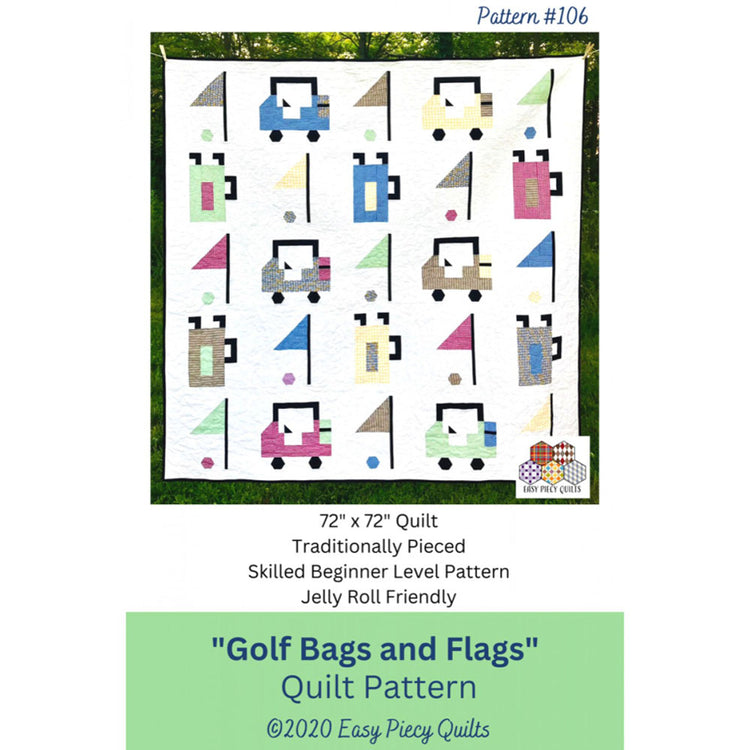 Golf Bags and Flags Quilt Pattern image # 123663