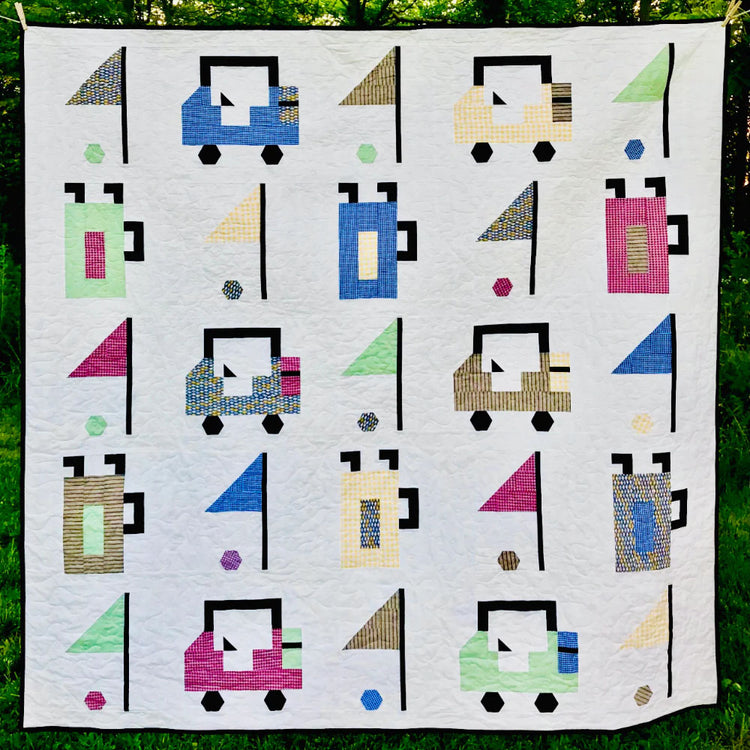 Golf Bags and Flags Quilt Pattern image # 123662