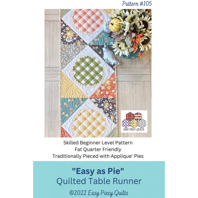 Easy as Pie Quilted Table Runner image # 123685