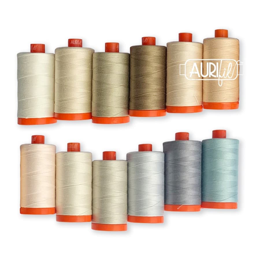 Aurifil 50wt Signature Style Thread Collection (12 Spools) image # 104664