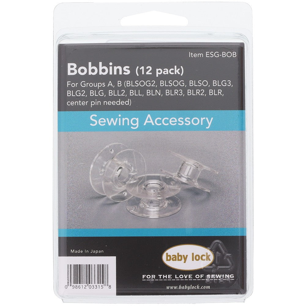 Class 15 Bobbins (12pk), Babylock #ESG-BOB image # 78862