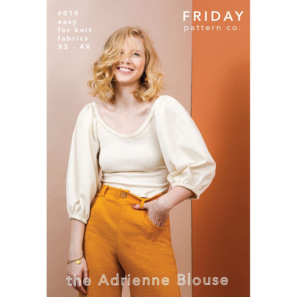 Friday Pattern Company - Adrienne Blouse Pattern image # 72404