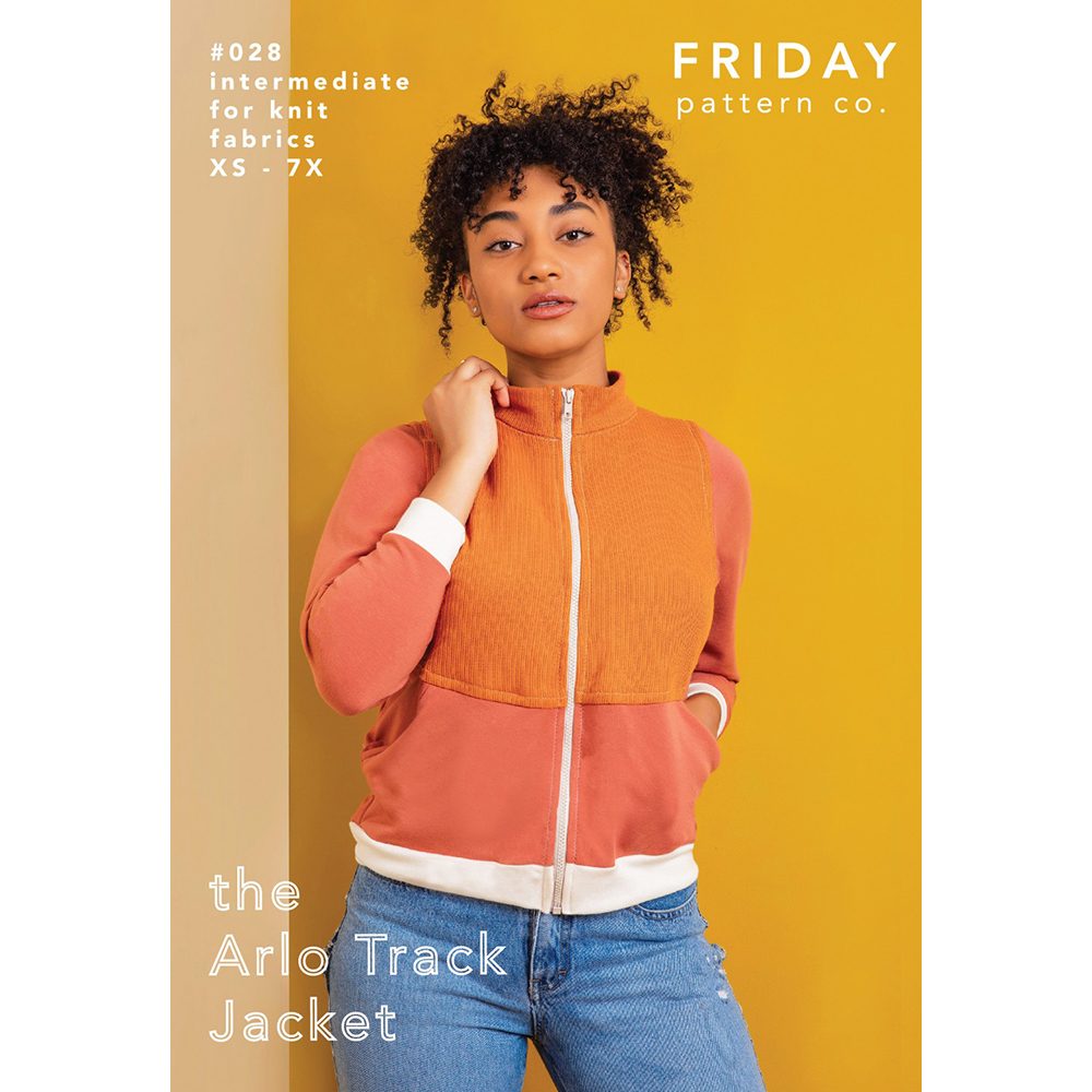 Friday Pattern Company - Arlo Track Jacket Pattern image # 72432