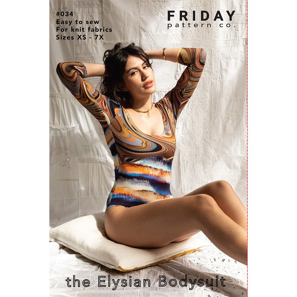 Friday Pattern Company - Elysian Bodysuit Pattern image # 109573