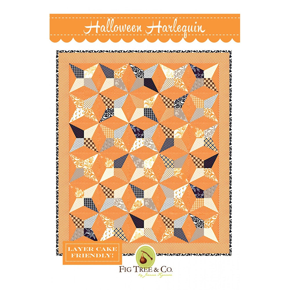 Halloween Harlequin Quilt Pattern image # 70049