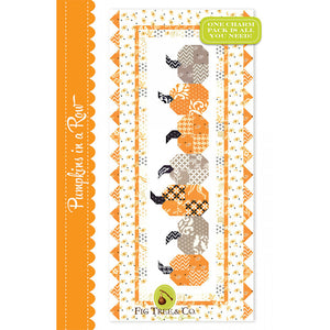 Pumpkins in a Row Table Runner Pattern image # 73228