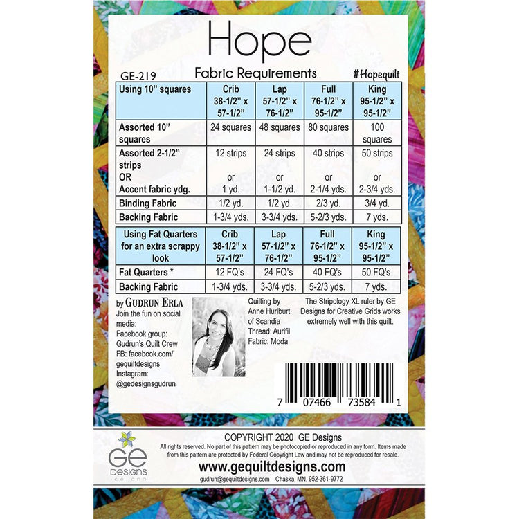 Hope Quilt Pattern image # 69119