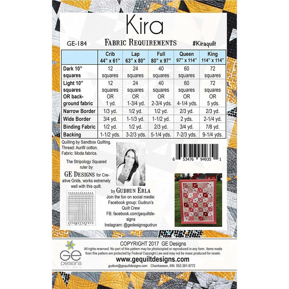 Kira Quilt Pattern image # 69098