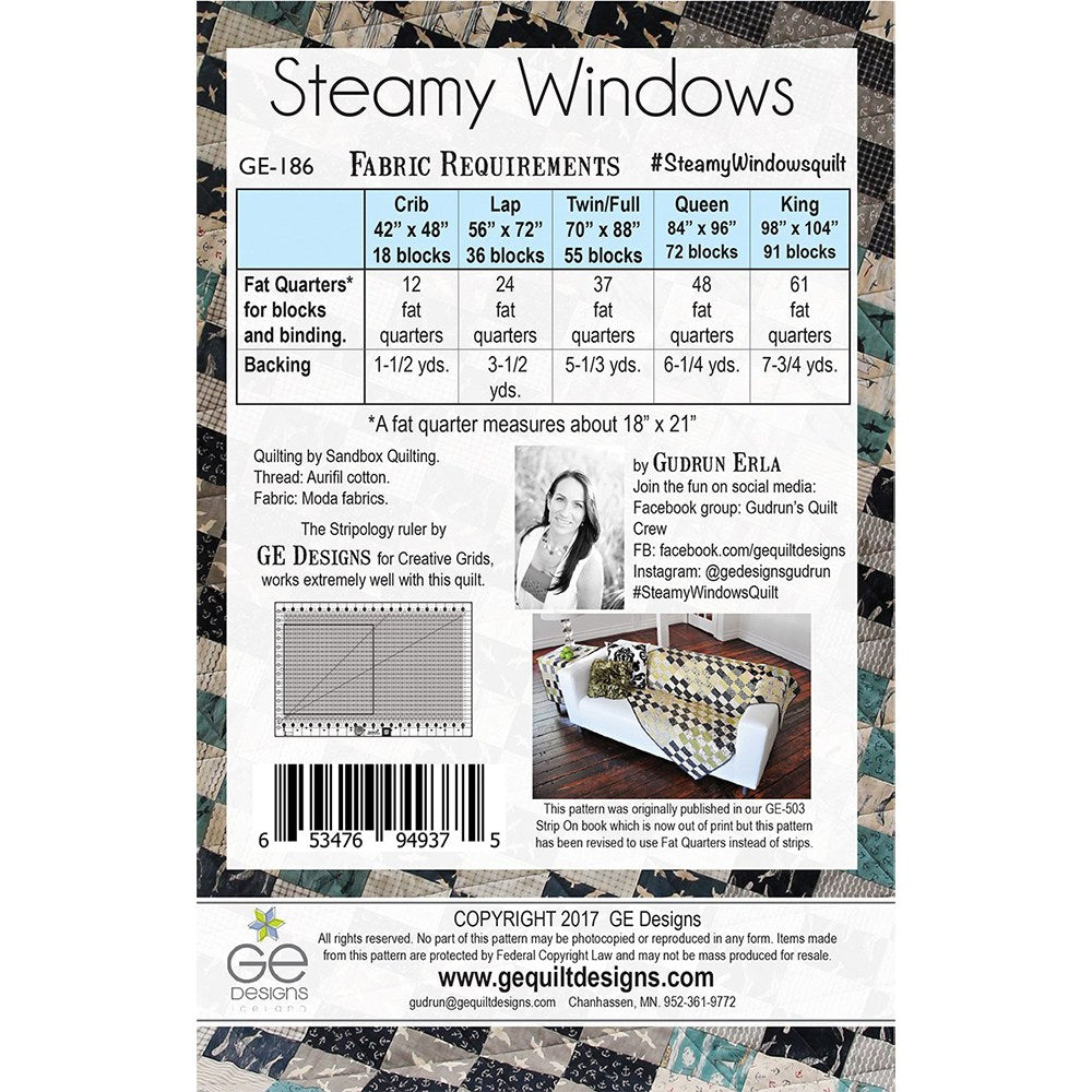 Steamy Windows Quilt Pattern image # 69103