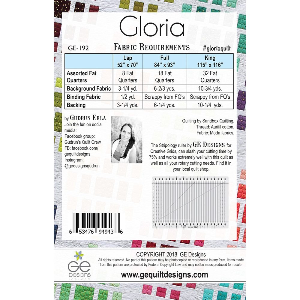 Gloria Quilt Pattern image # 69082