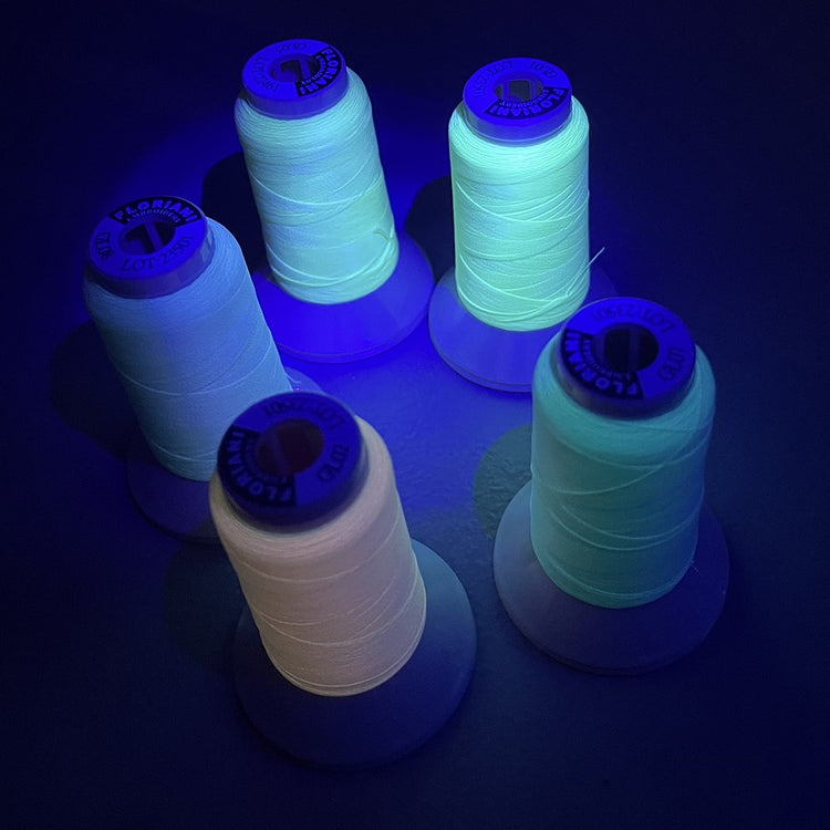 Floriani Glow in the Dark Polyester Thread (328yds) image # 101719