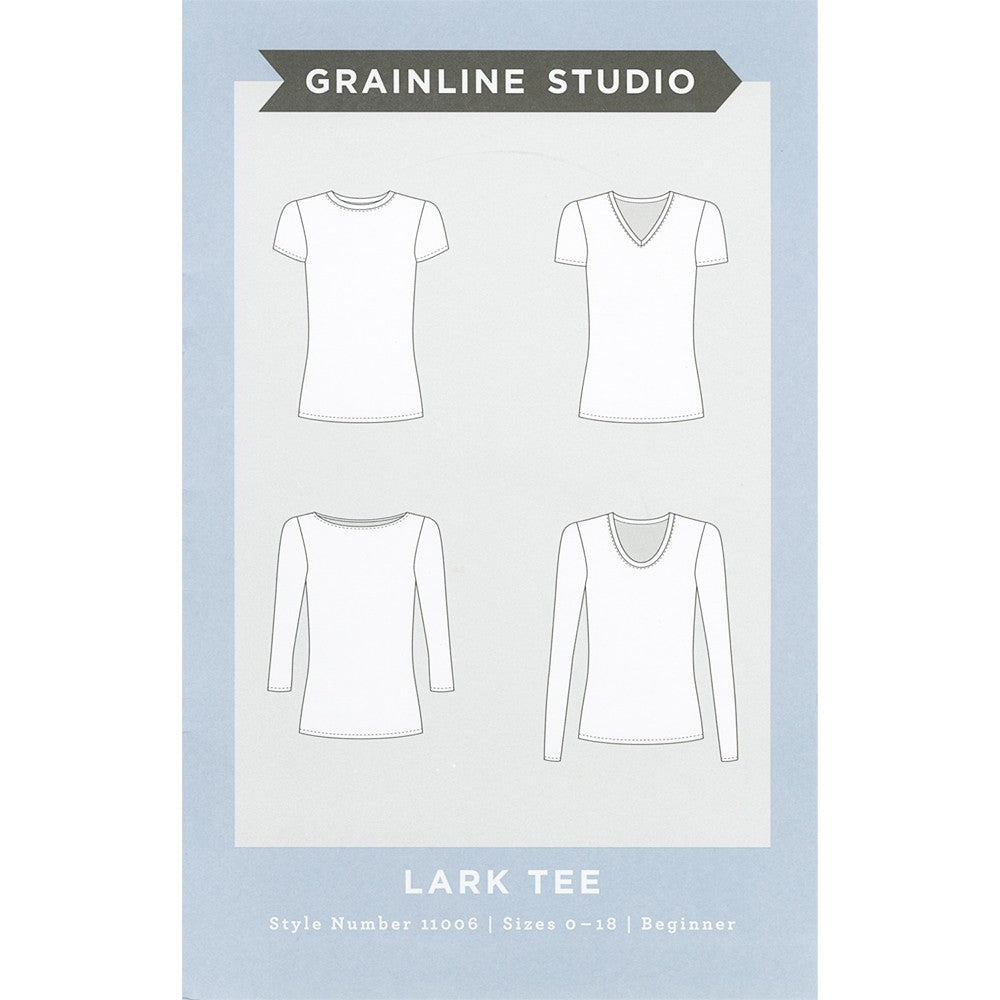 Grainline Studio, Lark Tee Pattern (Sizes 0-18) image # 100232