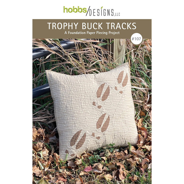 Hobbs Designs, Trophy Buck Tracks Pillow Pattern image # 73897