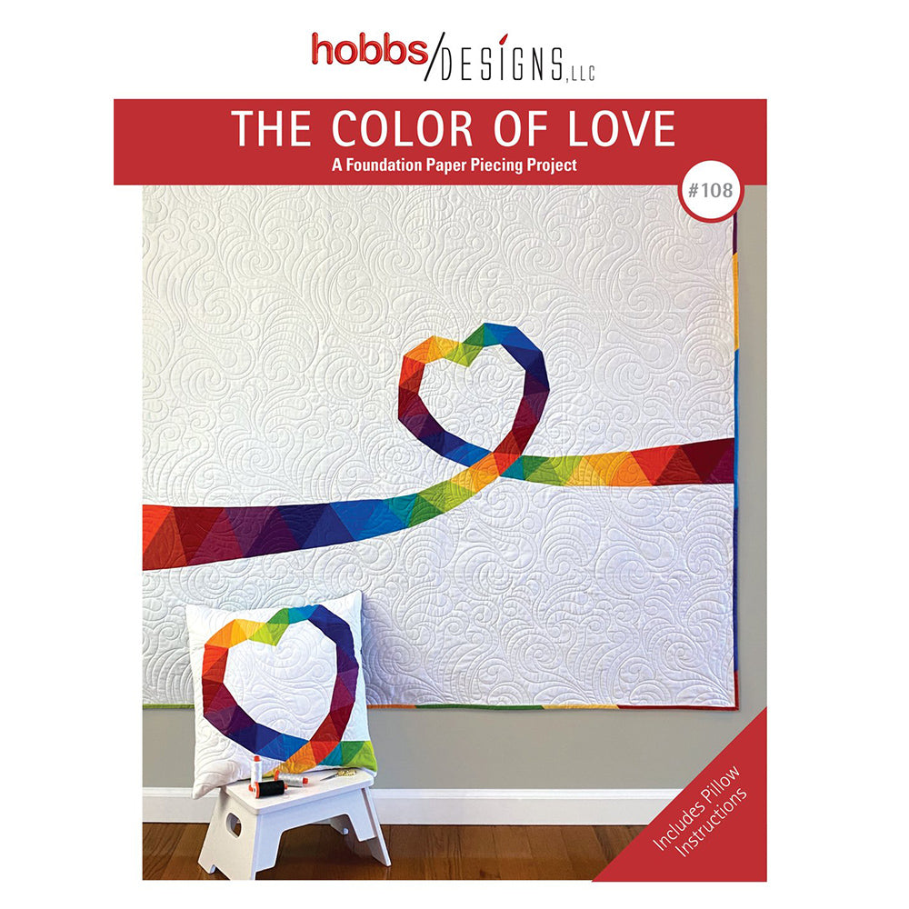 Hobbs Designs, The Color of Love Quilt Pattern image # 73893