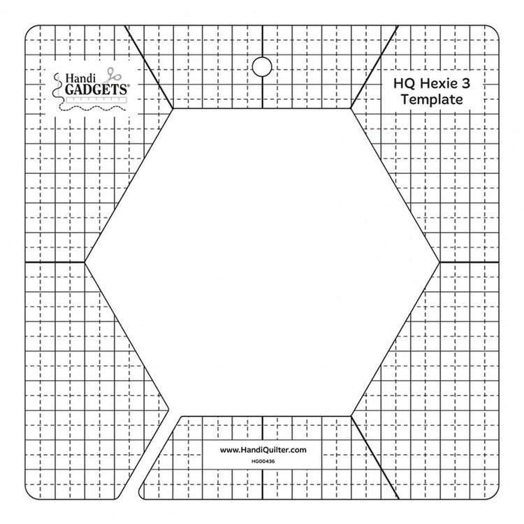 Handi Quilter 3" Hexie Ruler image # 59586