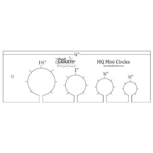 Mini Circle Template Ruler image # 44332