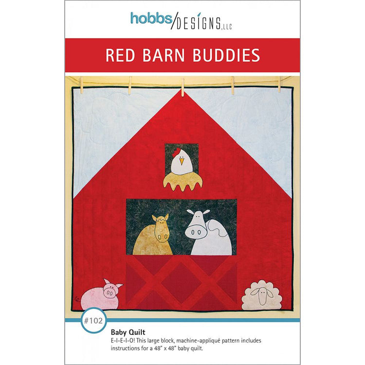 Red Barn Buddies Baby Quilt Pattern image # 102032