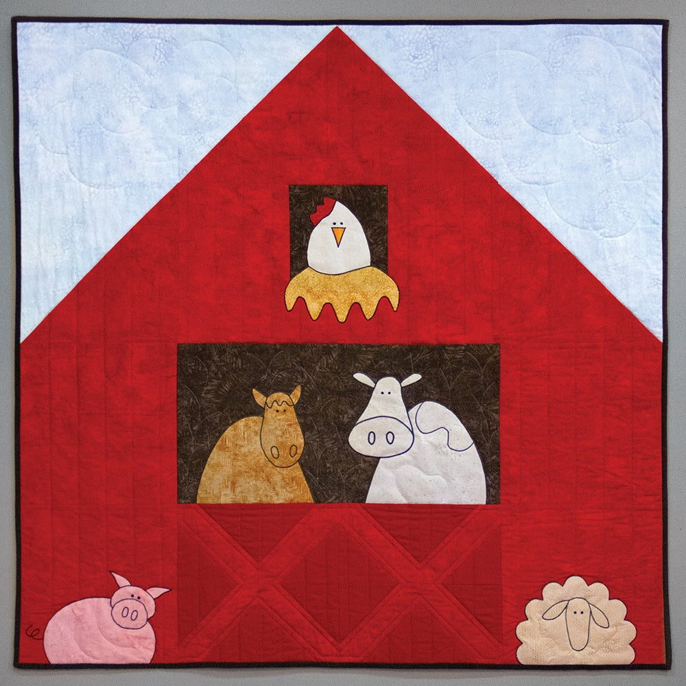 Red Barn Buddies Baby Quilt Pattern image # 102033