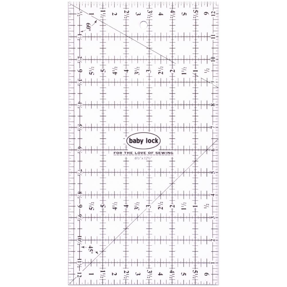 Cutting Ruler 12.5" X 6.5", Babylock image # 95854