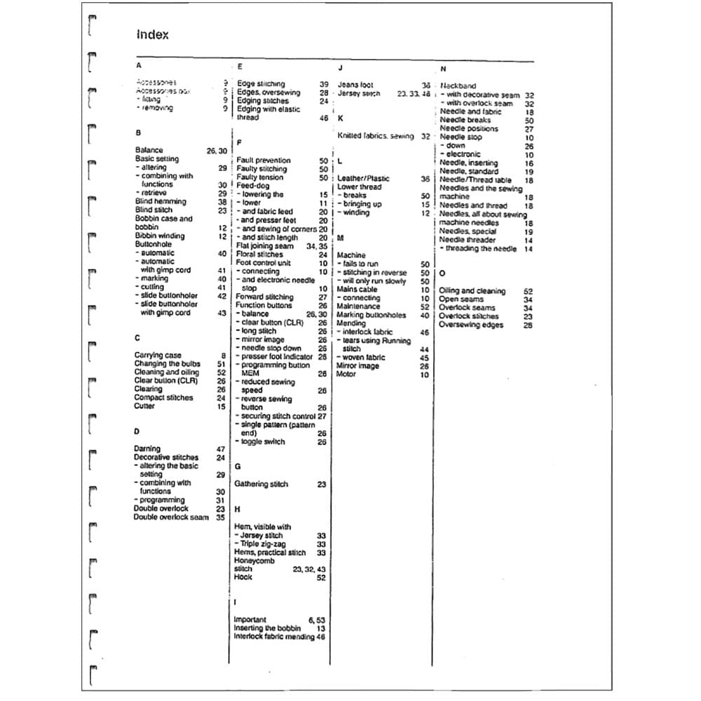 Bernina 1080 Instruction Manual image # 114739