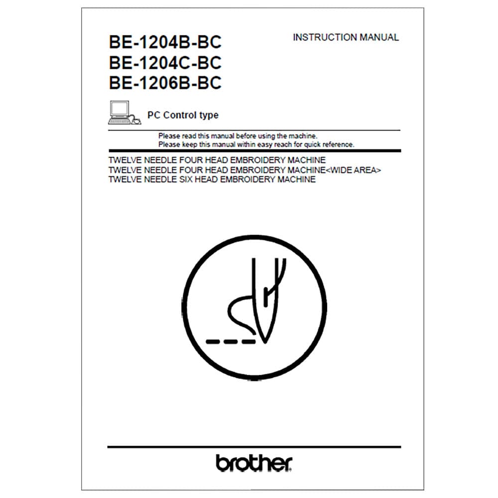 Brother Industrial BAS-1204C-BC Instruction Manual image # 116592