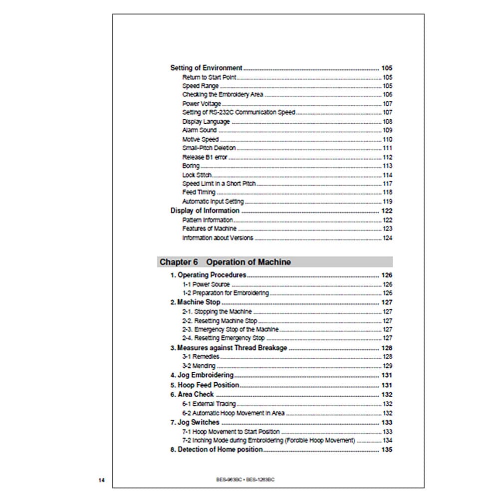 Brother BES-1263BC Instruction Manual image # 115303
