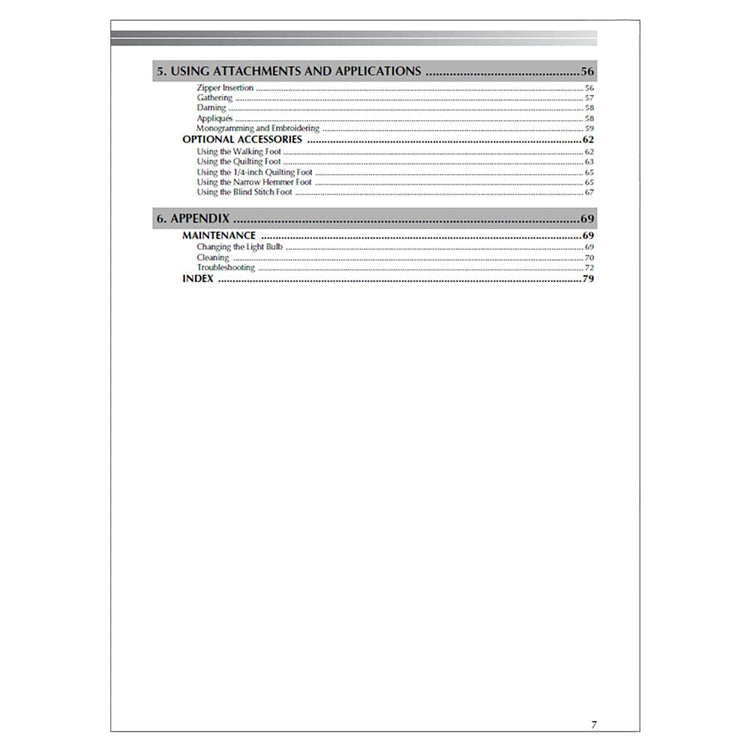 Brother BM2700AS Instruction Manual image # 118007