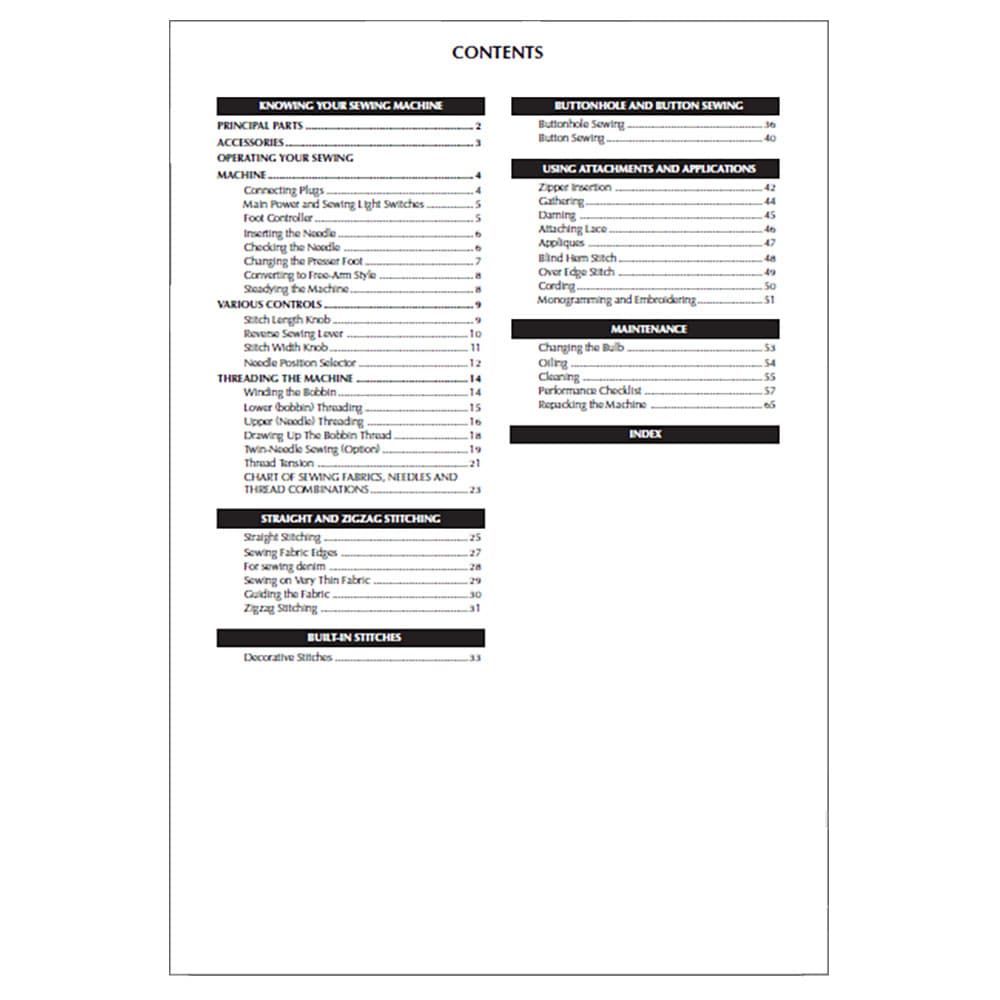 Brother LS-2020 Instruction Manual image # 117426