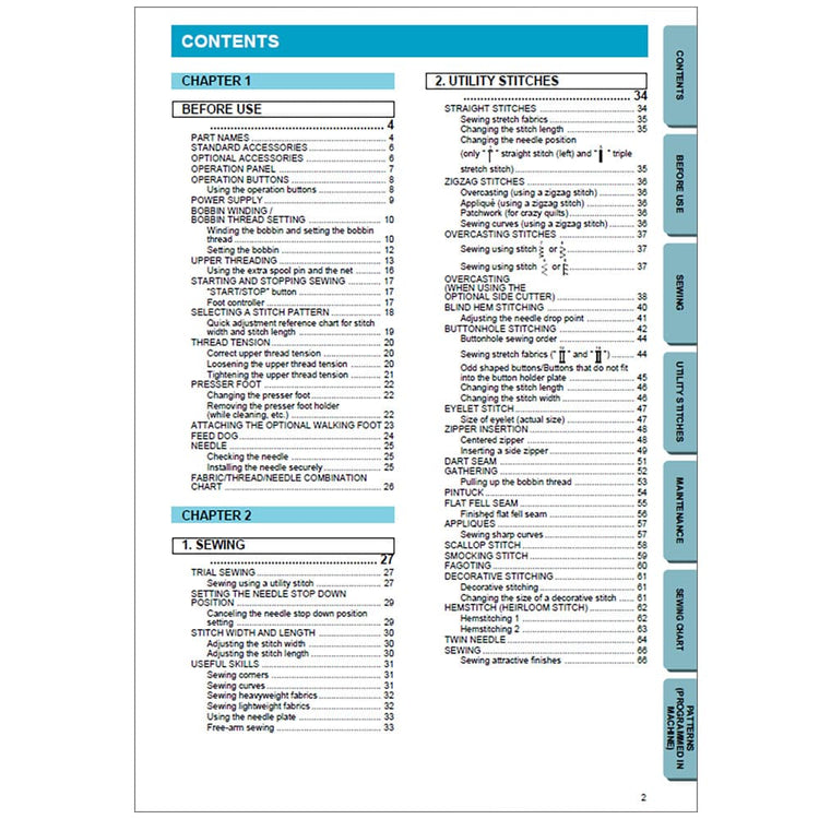 Brother PC-2800 Instruction Manual image # 116348