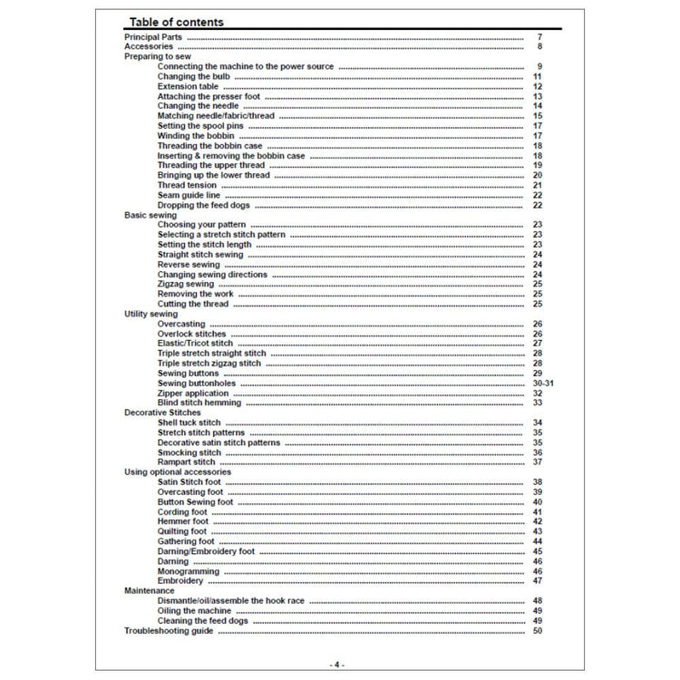 Euro Pro 801 Instruction Manual image # 114606