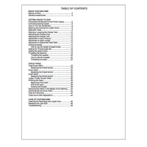 Janome 1000CPX Instruction Manual image # 114724