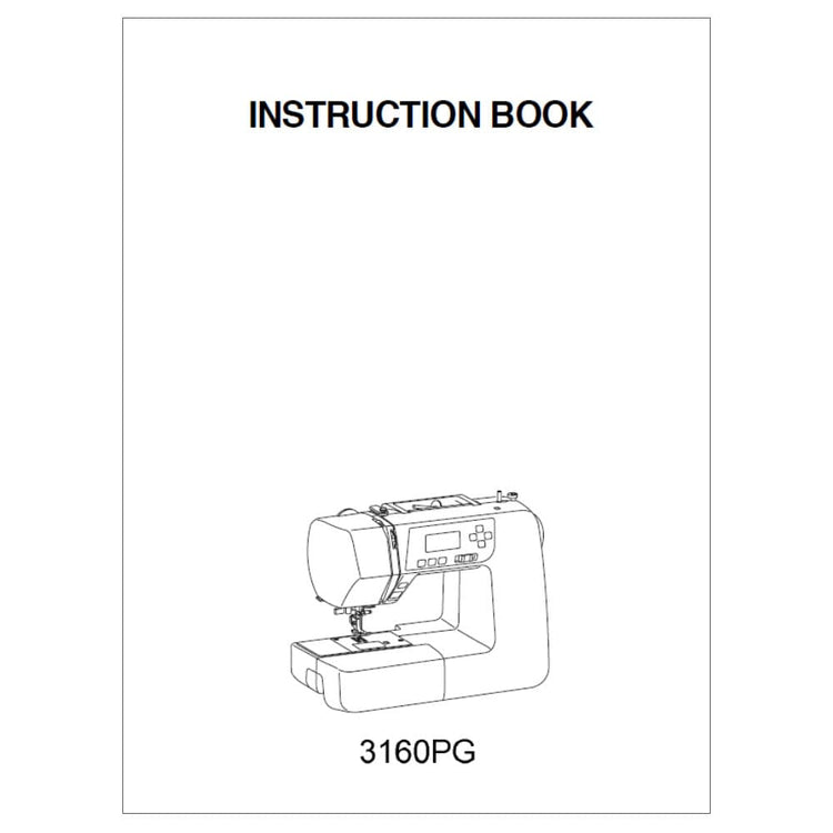 Janome 3160PG Instruction Manual image # 114626