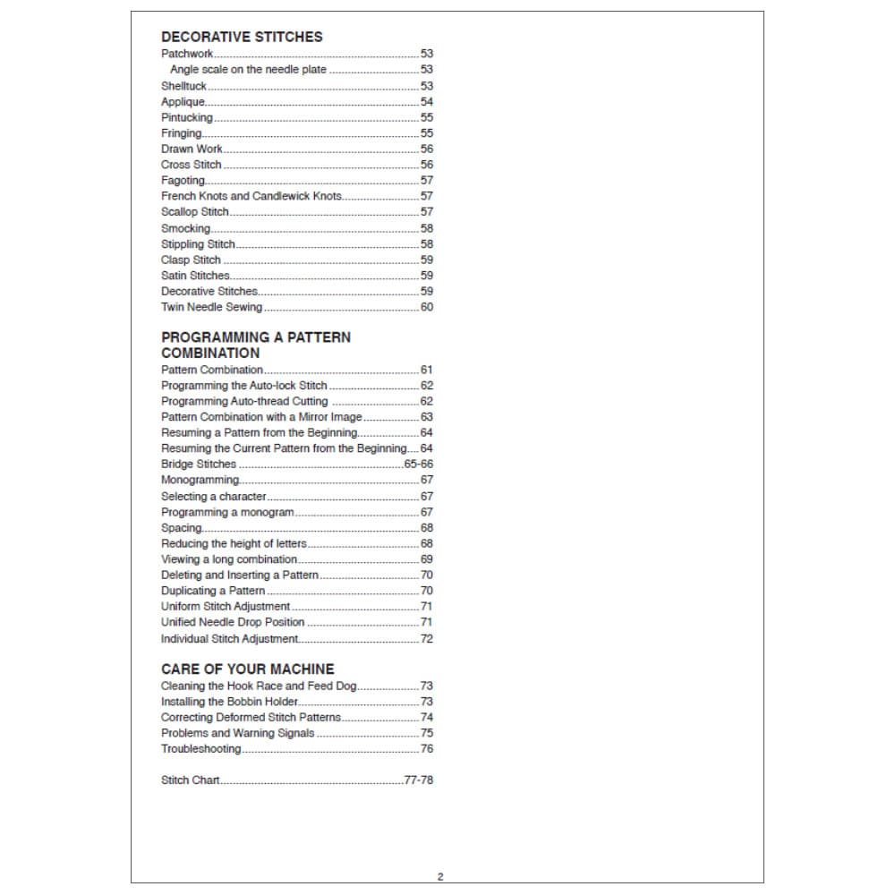 Janome 5300QDC-T Instruction Manual image # 114603