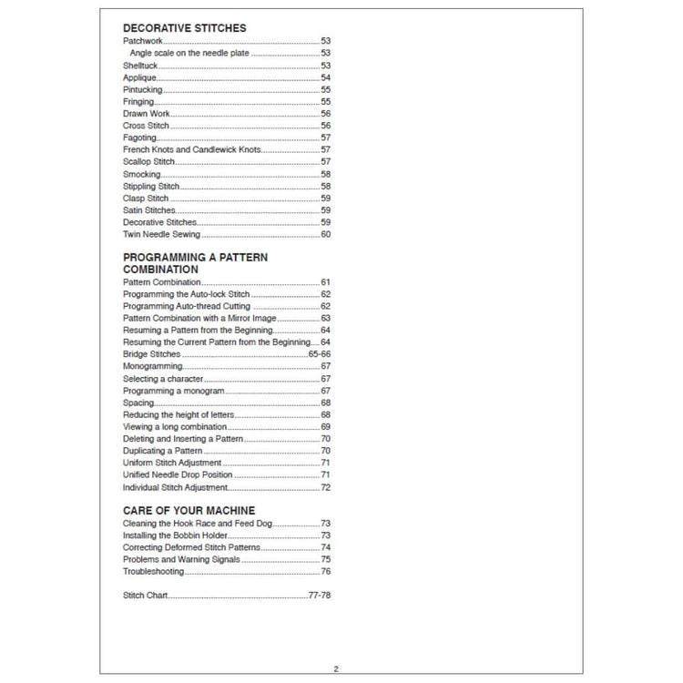 Janome 5300QDC-T Instruction Manual image # 114603