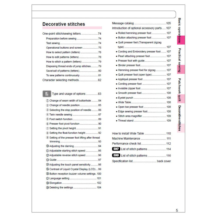 Juki HZL-DX7 Instruction Manual image # 114639