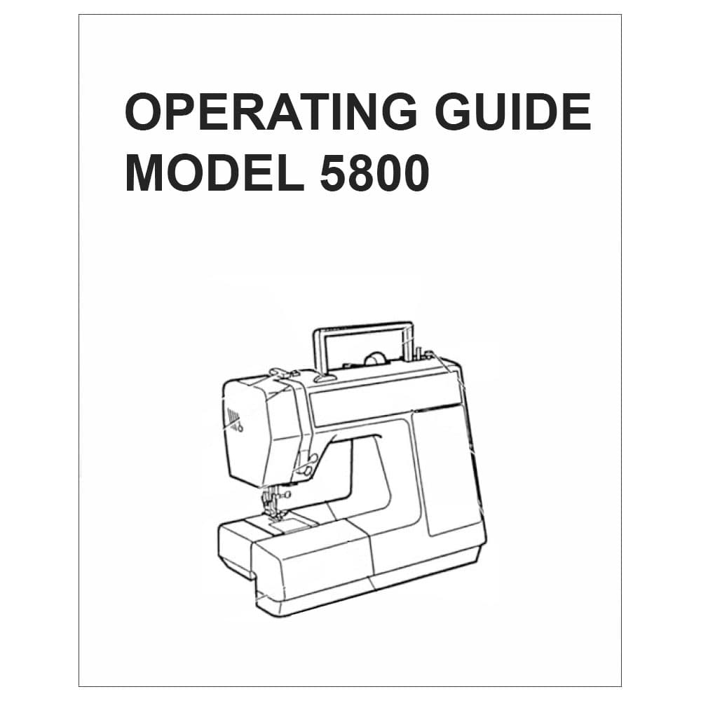 Riccar 5800 Instruction Manual image # 115784