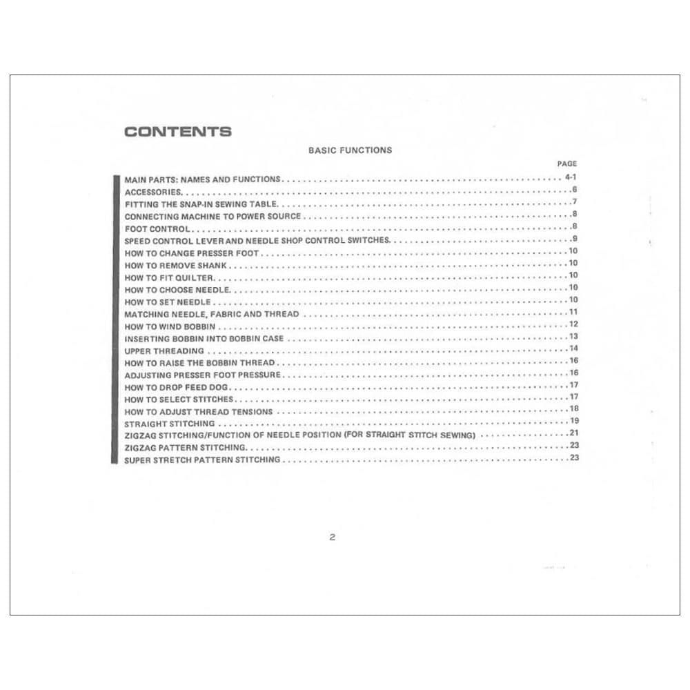 Riccar 591 Instruction Manual image # 115757