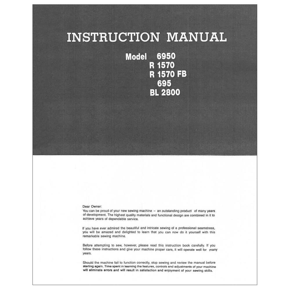 Riccar 6950 Instruction Manual image # 115692