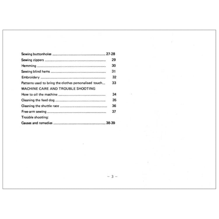 Riccar 7620 Instruction Manual image # 115643