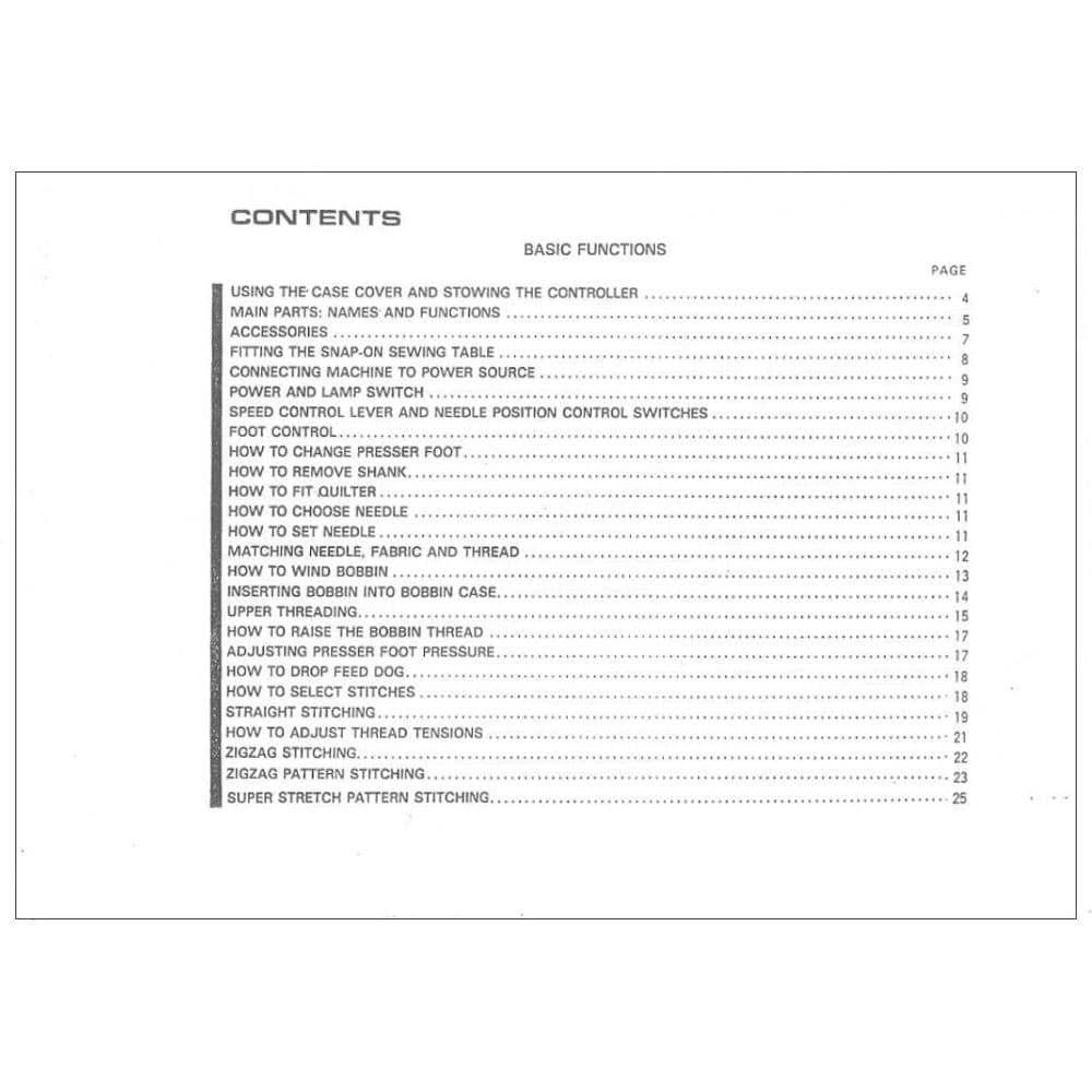 Riccar 9800 Instruction Manual image # 115414