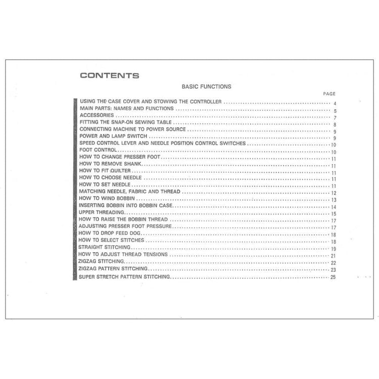 Riccar 9800 Instruction Manual image # 115414