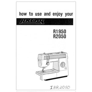 Riccar R1950 Instruction Manual image # 115209