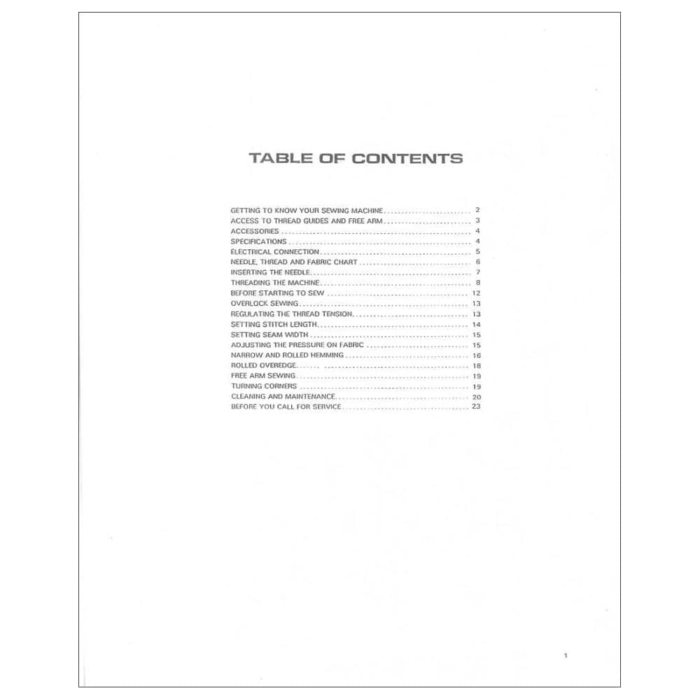 Riccar RL613 Instruction Manual image # 115030