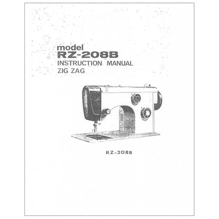 Riccar RZ210 Instruction Manual image # 114936