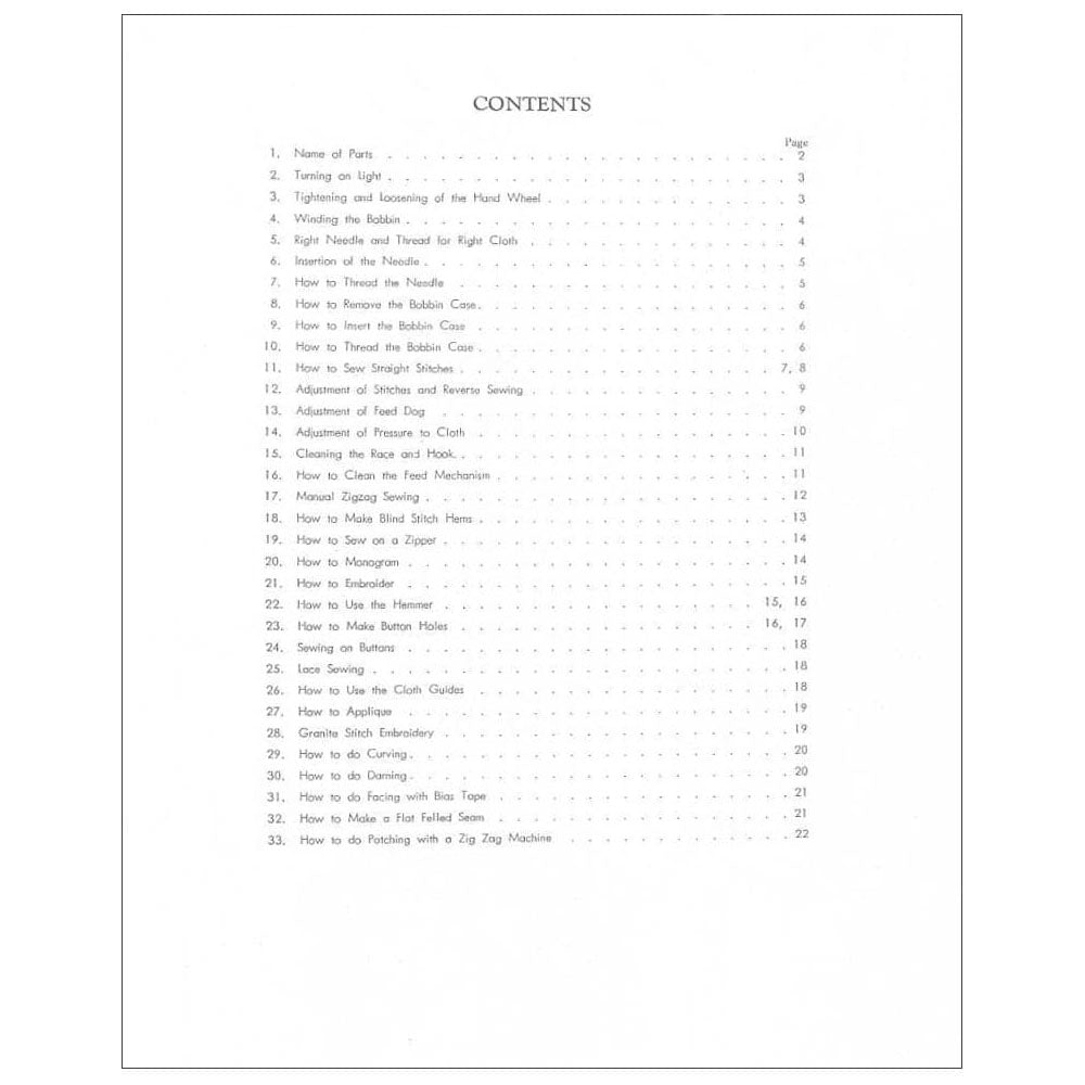 Riccar RZ302 Instruction Manual image # 116486