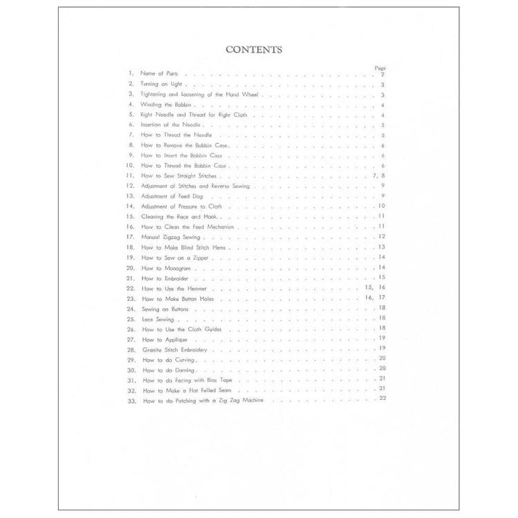 Riccar RZ302 Instruction Manual image # 116486