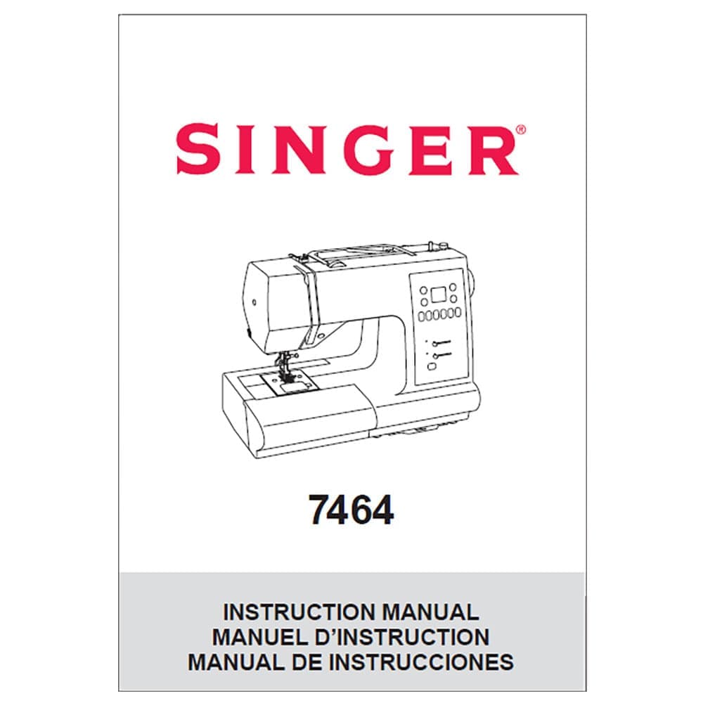 Singer Confidence 7464 Instruction Manual image # 114668