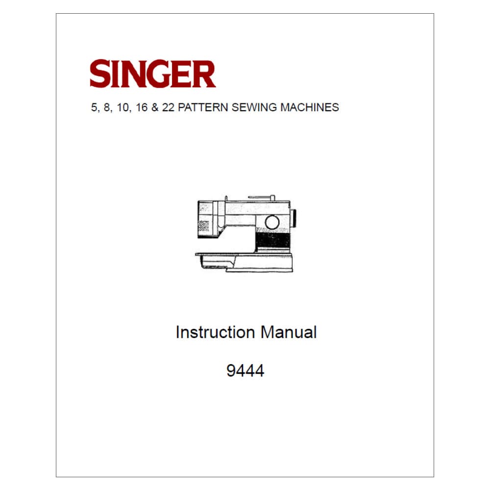 Singer 9444 Instruction Manual image # 114645