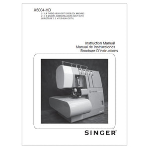 Singer X5004-HD Instruction Manual image # 114631