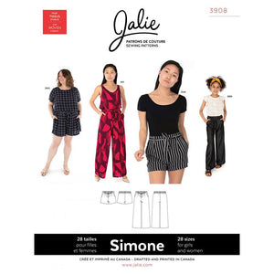 Simone Wide-Leg Shorts and Pants Pattern image # 69551